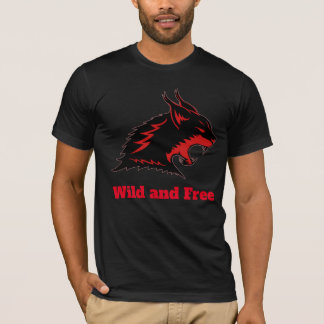 Camiseta Lynx head Wild e Free