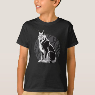 Camiseta Lynx Preta e Branca
