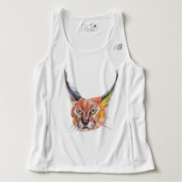 Camiseta Lynx Running Tank Top, Branco