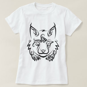 Camiseta Lynx Tribal Preto e Branco