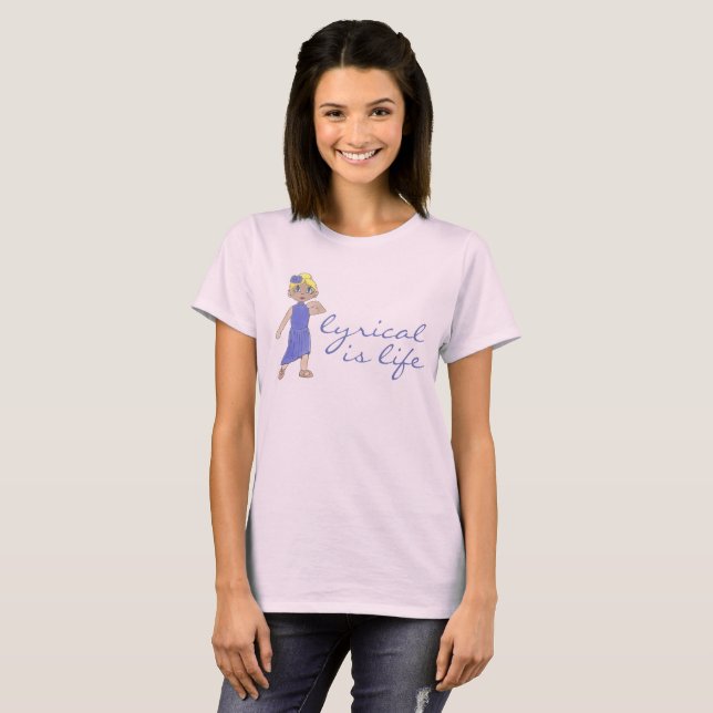 Camiseta Lyrical is Life Love Modern Dançer Professora De D (Frente Completa)