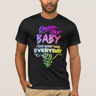 Camiseta LyricLyfe Baby, Eu Amo Seu Caminho Por Peter Framp
