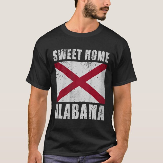 Camiseta Lyriclyfe Sweet Home Flag do Alabama (Frente)