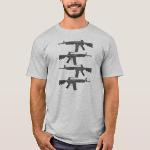 Camiseta M16 %pipe % AR15 = melões rachados