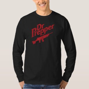 Camiseta M249 Lmg Acessórios Machine Gun Tactical Rifle Di