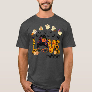 Camiseta M27P Leopard Love Nini Life Call Pumpkin Autumn Ha