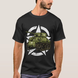Camiseta M4 Sherman World War 2 Army Tank Vintage Tank a Mi