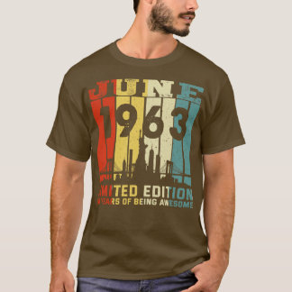 Camiseta M602 Junho De 1963 Edição Limitada De 60 Anos De