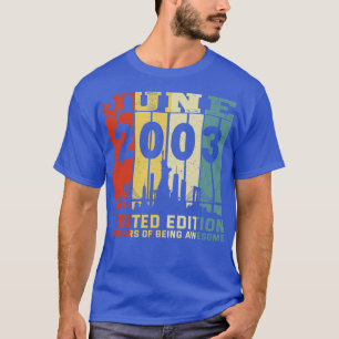 Camiseta M602 Junho De 2003 Edição Limitada De 20 Anos De
