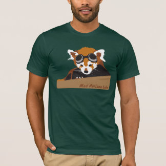 Camiseta M.A.L. Óculos de proteção da panda vermelha