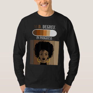 Camiseta M D Grau Médico Em Andamento Estudante De Medicina
