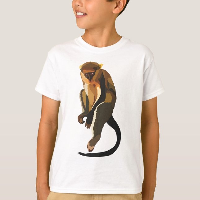 Camiseta M é para macaco (Frente)