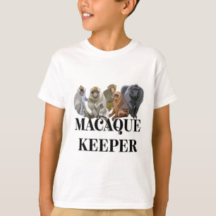 Camiseta M é para Macaque Keeper