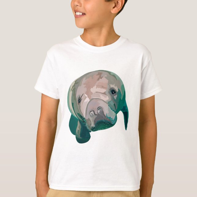 Camiseta M é para Manatee (Frente)