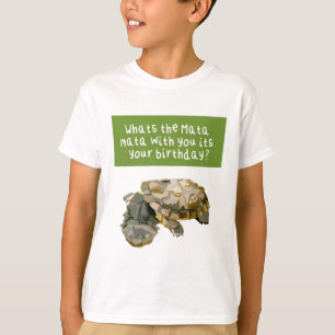 Camiseta M é para Mata Mata Turtle