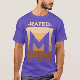 Camiseta M É Para Melanin Black Pride Black History Mês R