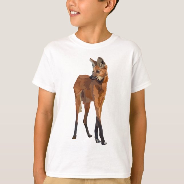 Camiseta M é para o Lobo Maned (Frente)