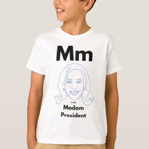 Camiseta M É Pela Senhora Presidente Kamala Harris