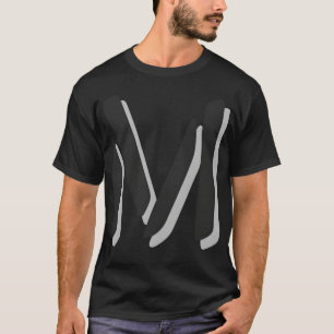 Camiseta M esportes retrô
