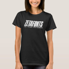 Camiseta (M/F) - Zetafonts The Italian Type Foundr