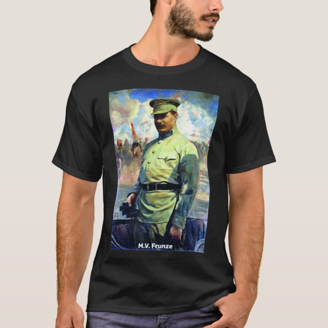 Camiseta M. Frunze - Oficial do Exército soviético, Fundado (Frente)