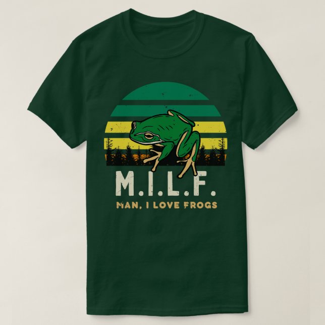Camiseta M I L F Man I Love Enny Retro (Frente do Design)