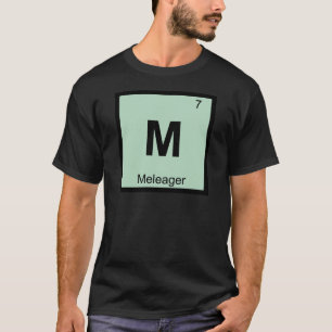 Camiseta M - Meleagro Símbolo da Tabela Periódica Química G