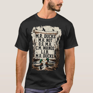 Camiseta M R Patos M R Não O S M R Cm Wangs Lib M R