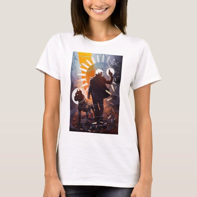 Camiseta M&S Simon & Peaches T-shirt - Arte de Galen Dara (Frente)