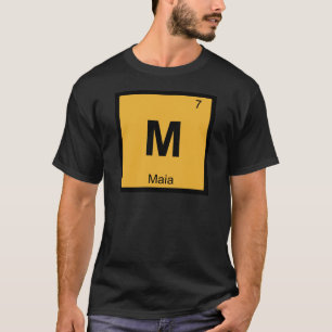 Camiseta M - Tabela Periódica Química de Maia Plêiades