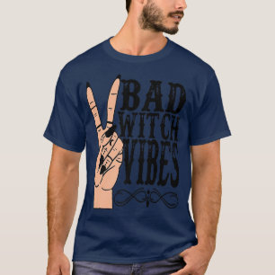 Camiseta Má Bruxa Venta Meninas Feministas de Halloween Fun
