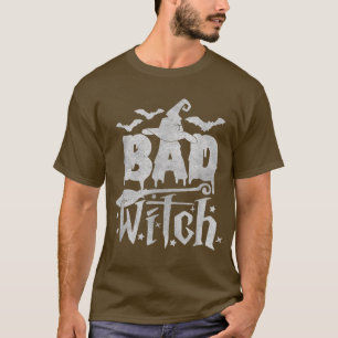 Camiseta Má Bruxa Viba Legal Figurino de Halloween Spook