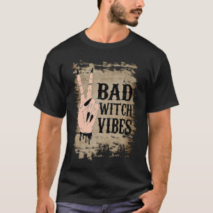 Camiseta Má Bruxa Víbe Garota da Paz Bruxas Góticas Hal