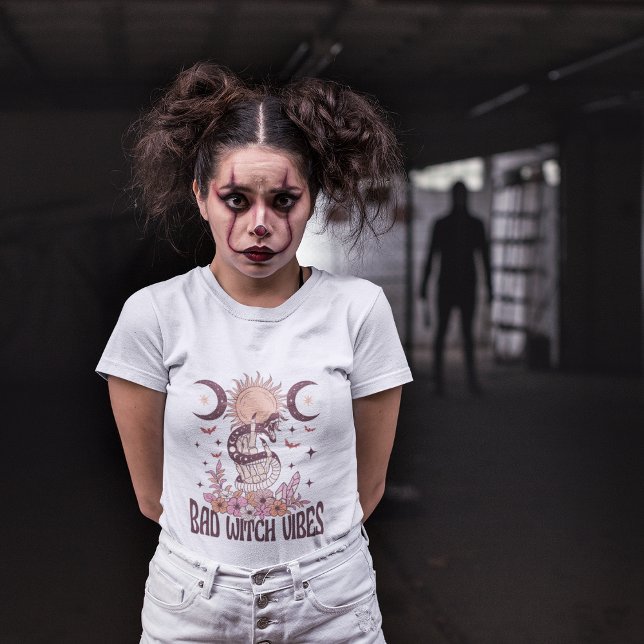 Camiseta Má bruxa vibe o Halloween Family Matching (Halloween Family Matching T-Shirt )