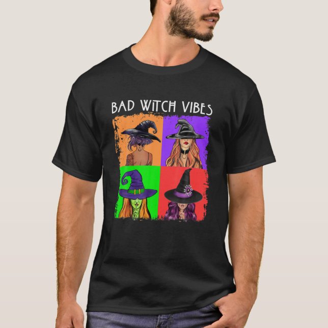 Camiseta Má Bruxa Víbula Básica Halloween Engraçado (Frente)