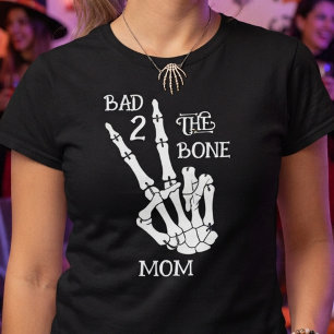Camiseta Má Mãe até os Ossos! Festa de 2º Aniversário de Ha