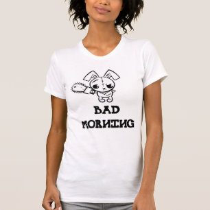 Camiseta Má Manhã Grumpy Voodoo Bunny