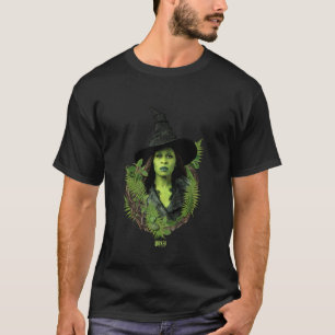 Camiseta Má Para Sempre Elphaba Retrato em Negrito & Verdur