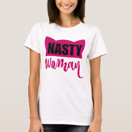Camiseta Mã Pinta Rosa Pussy Gato Hat