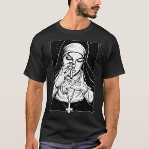 Camiseta má religião freiras travessas  2