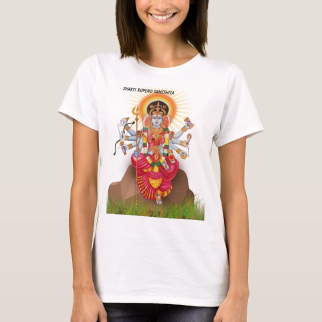 Camiseta Maa Durga O Poder (Frente)