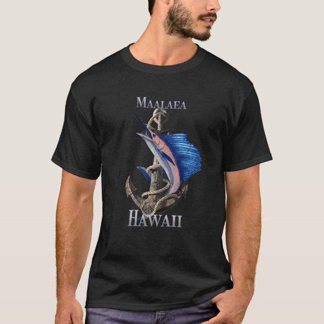 Camiseta Maalaea Hawaii Espadarte Marlin Ocean Fisheries (Frente)