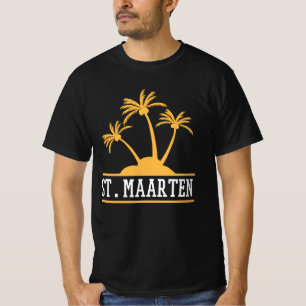 Camiseta Maarten, a ilha amigável Sint Martin