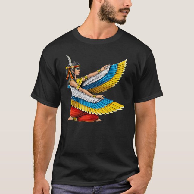 Camiseta Maat de Deusa Egípcia (Frente)