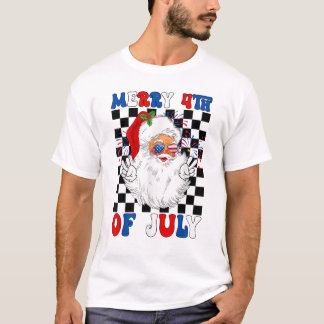 Camiseta Mab 4 de Julho Natal em Julho Férias de Verão