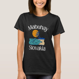 Camiseta Mabuhay Eslováquia Filipinas Saudação Tagalog Pino