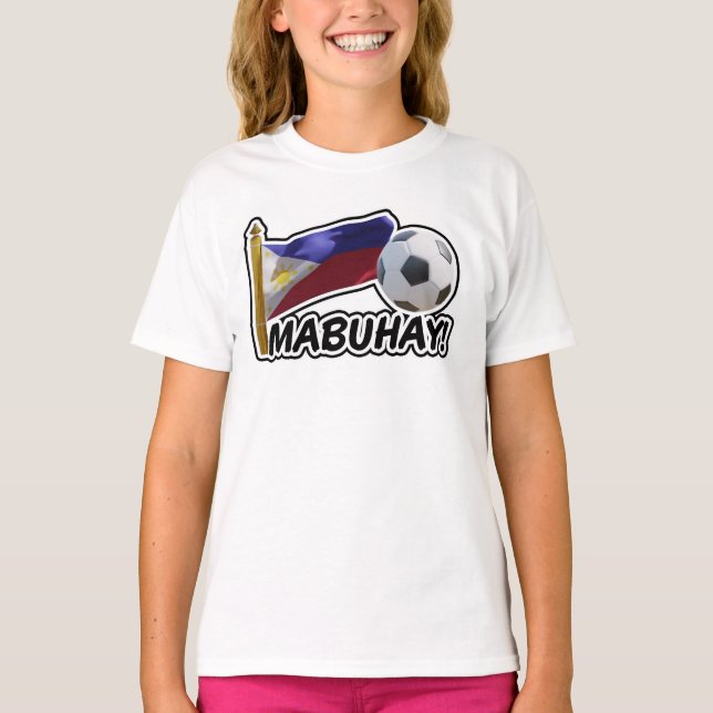 Camiseta Mabuhay! Filipinas: Soccer Cheer (Frente)