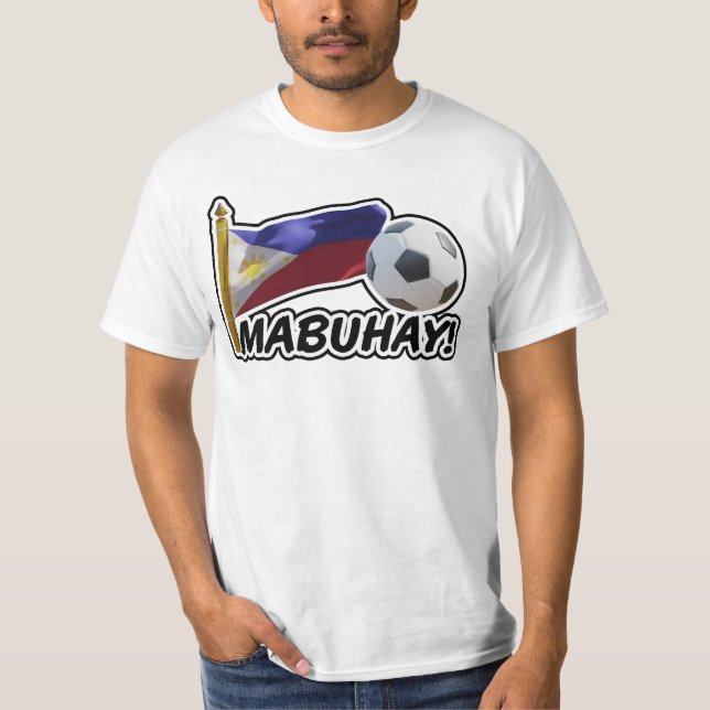 Camiseta Mabuhay! Filipinas: Soccer Cheer (Frente)