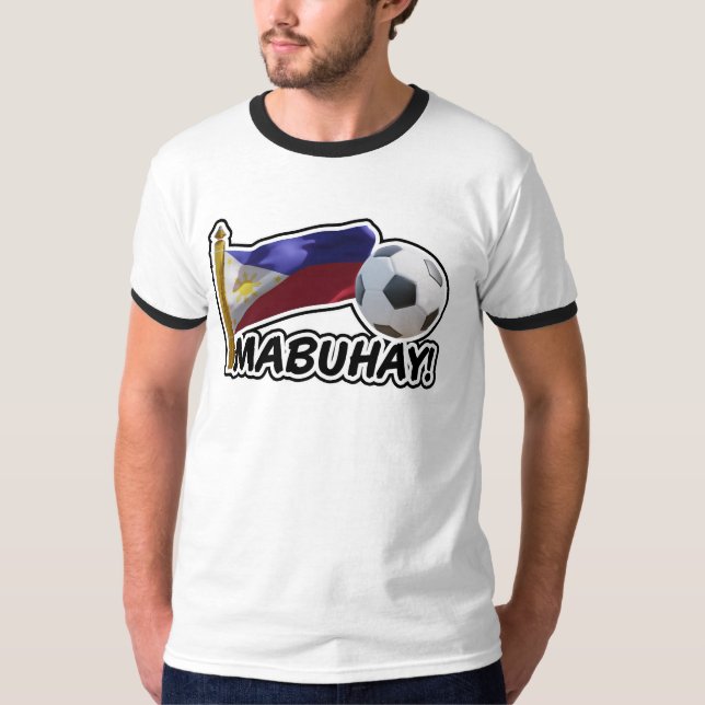 Camiseta Mabuhay! Filipinas: Soccer Cheer (Frente)