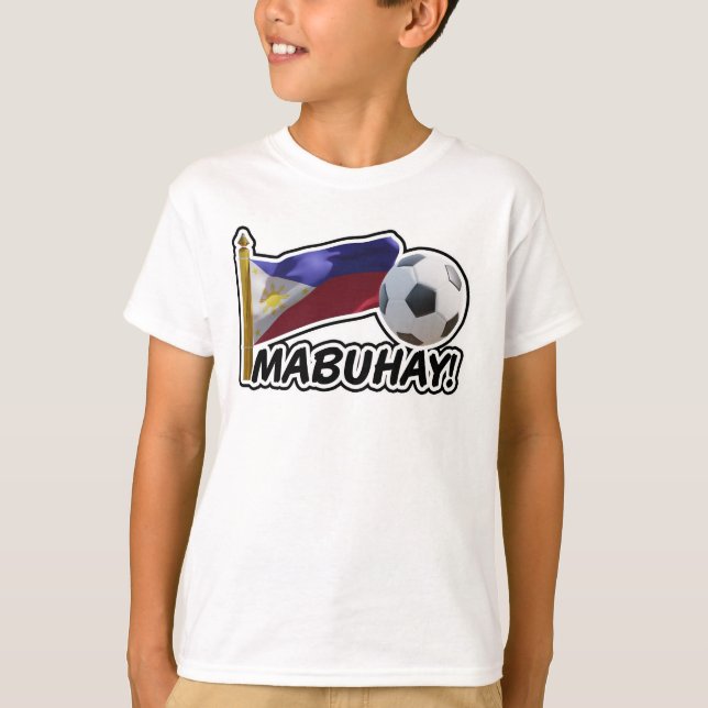 Camiseta Mabuhay! Filipinas: Soccer Cheer (Frente)
